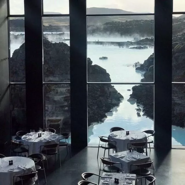 北歐旅遊，藍湖餐廳